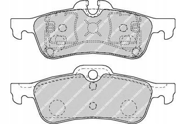 фото №2, Ferodo fdb1676 набір гальмівних колодок гальмівних, гальма дискові