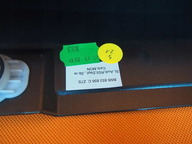 фото №12, Audi rs5 a5 8w8 накладки порогові карбон nowe lz7s 8w8853855c / 8w8853856c