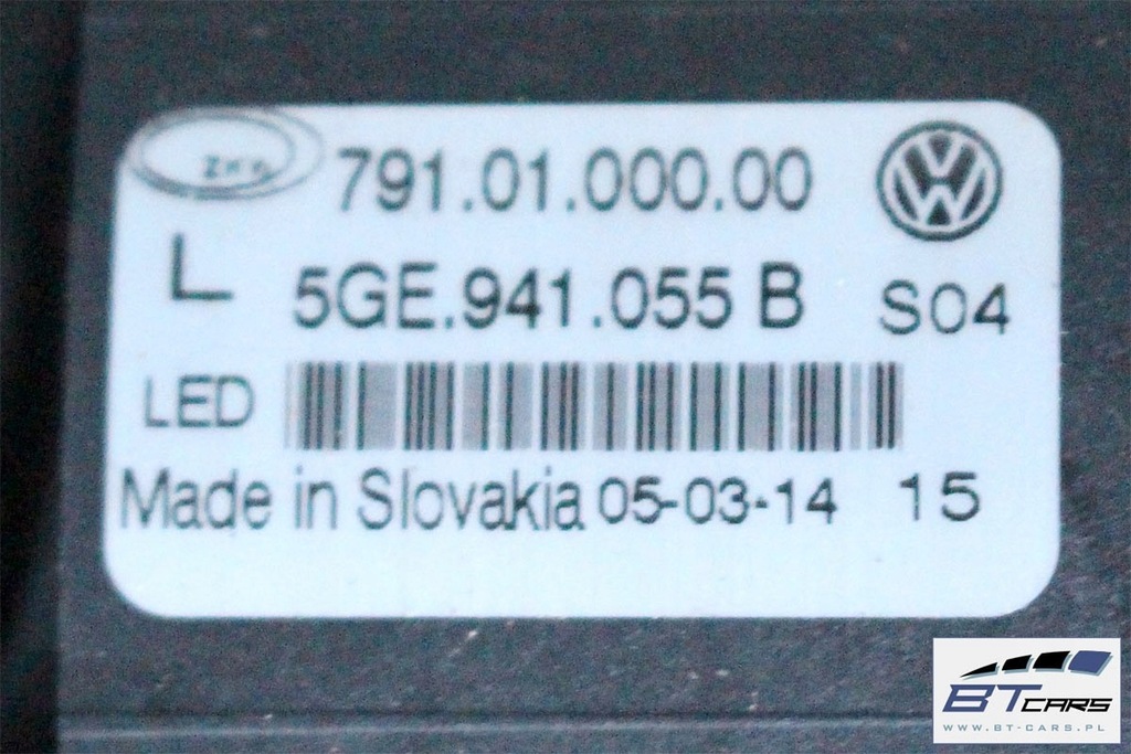 фото №11, Vw e-golf 7 перед капот крылья бампер передний крыло лампа lc9a q2q2 5g
