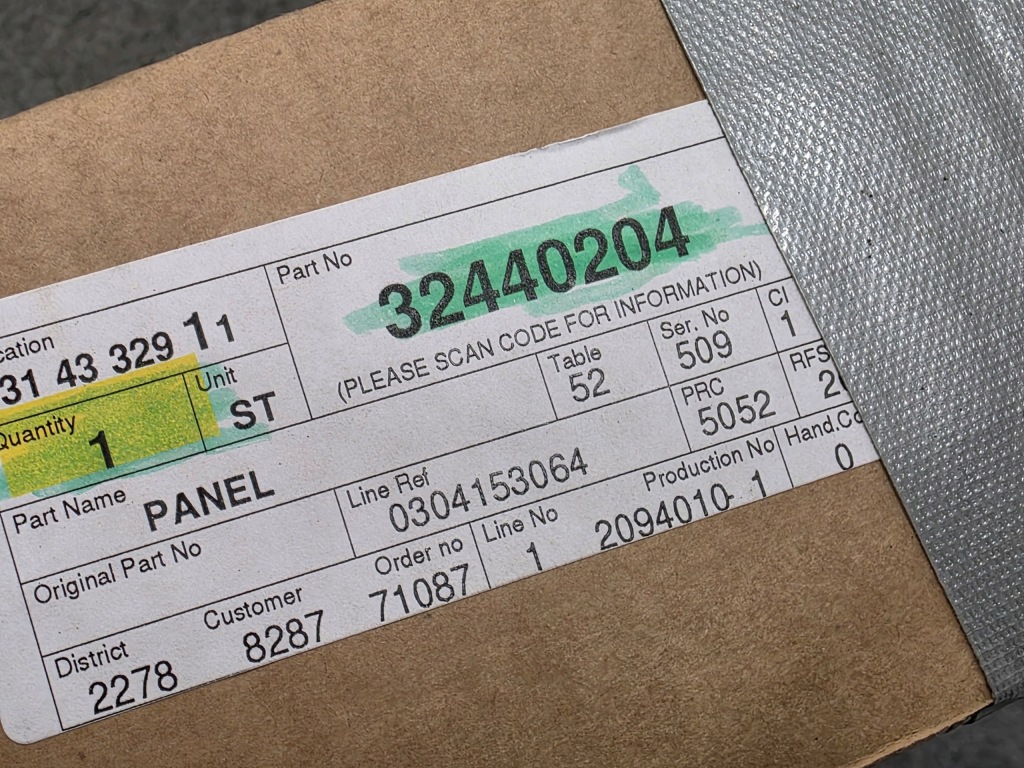 фото №10, Стекло люк volvo v60 ii v60 cross country xc60 ii xc90 ii 32440204