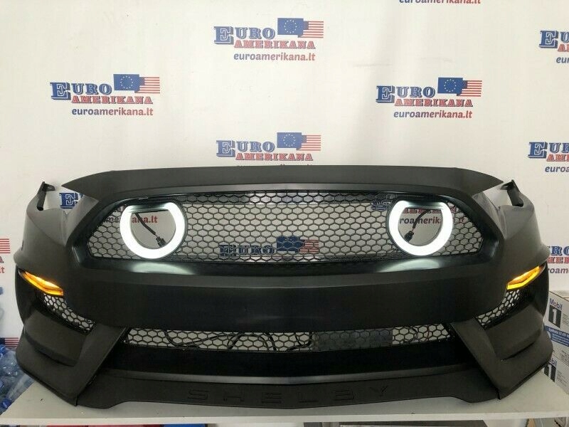 фото №7, 2018-22 ford mustang передня частина бампер комплектний set