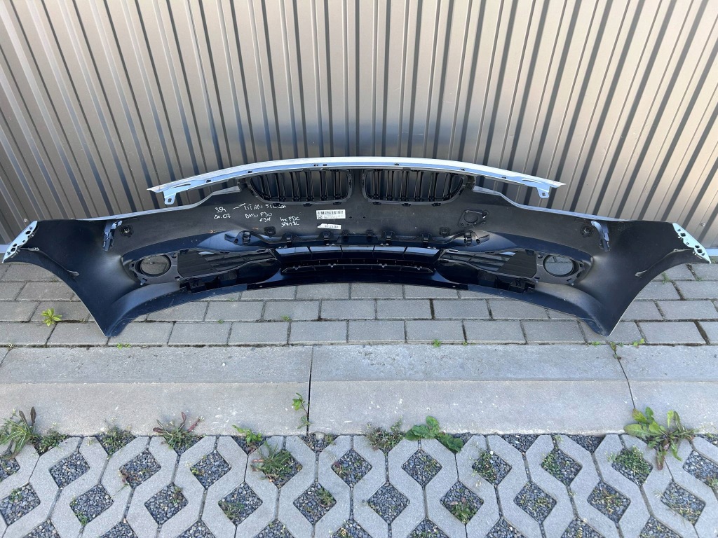 фото №9, Bmw 3 f30 f31 бампер перед передний kompletny 4xpdc омыватель 354 titansilber