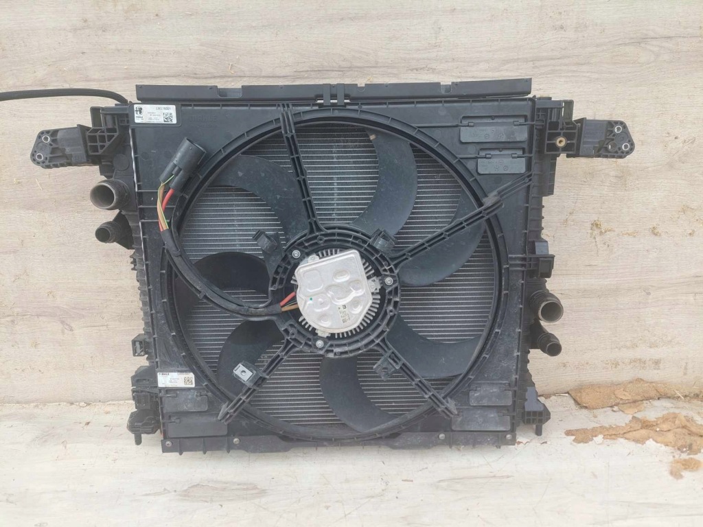 фото №3, Alfa romeo stelvio 2.0 бензин pas передний радиатор вентилятор комплект