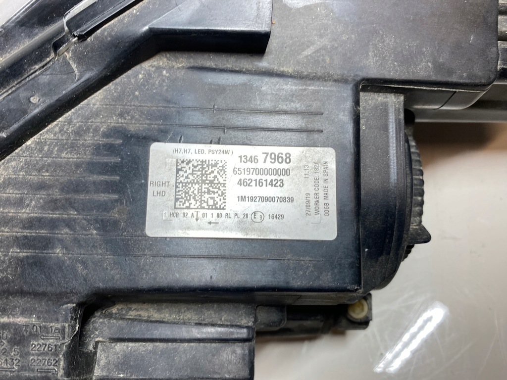 фото №10, Opel crossland x лампа права правий перед передня 13467968