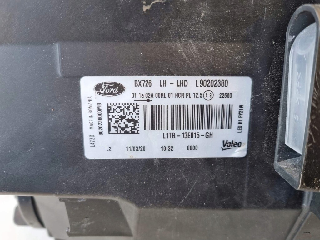 фото №7, Ford puma mk2 лампа левая full led l1tb-13e015-gh