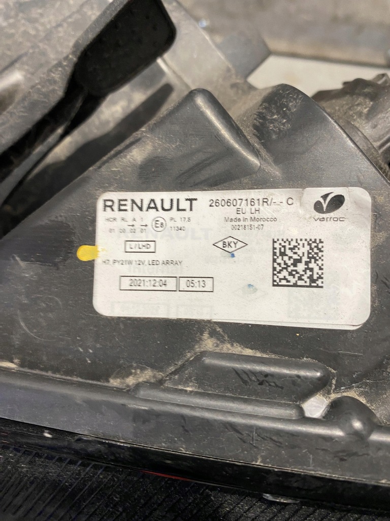 фото №7, Dacia sandero iii лампа левая перед 260607161r