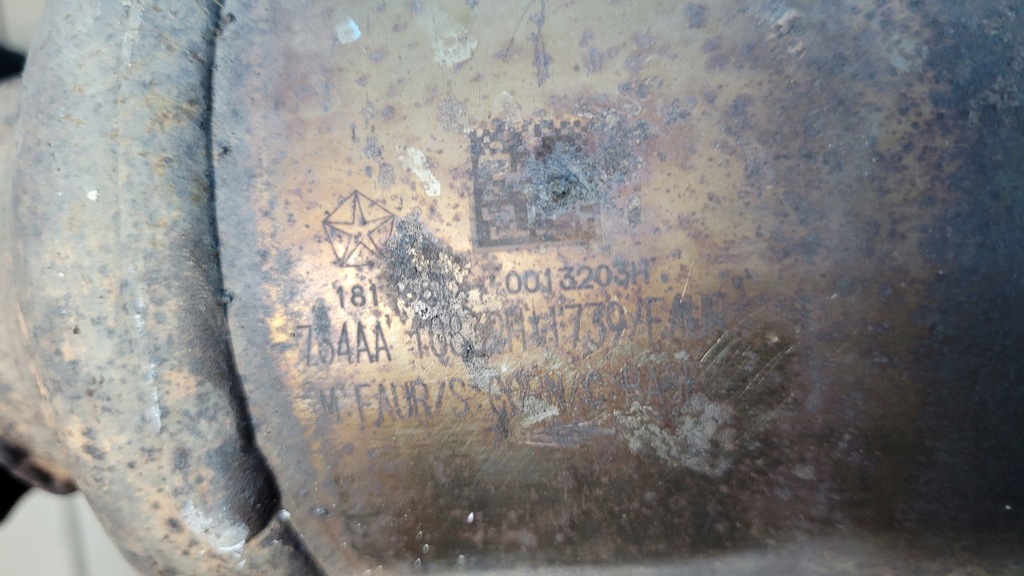 фото №7, Dodge challenger sxt 3.6l 19r катализатор левый 1819681x 734aa