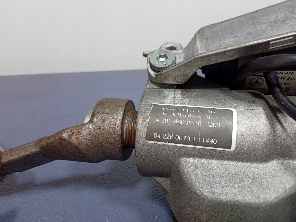 фото №6, Mercedes c klasa w203 колонка кермова a2114620120g