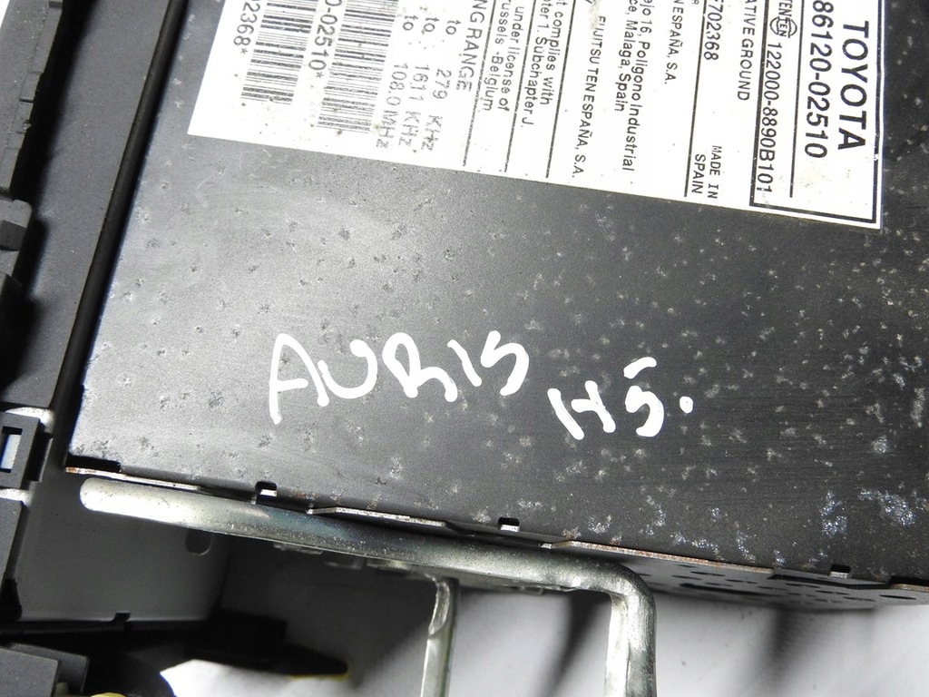 фото №6, Toyota auris i 06-09 5d радио заводской 86120-02510