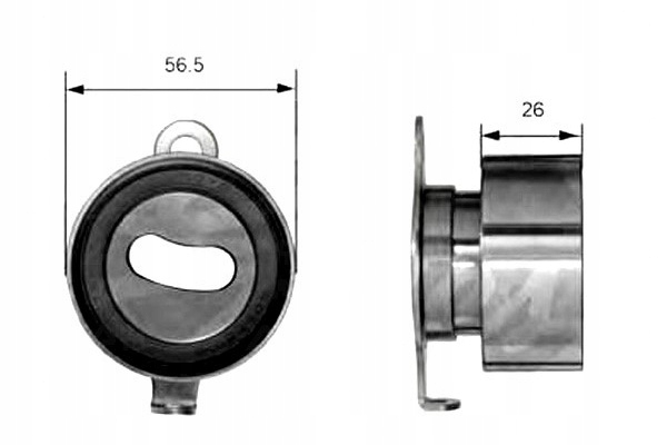 фото №1, Gates t41011 ролик натягувача, ремінь розподільного валу