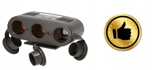 фото №8, Rozgałęziacz роз'єм прикурювача x3 з розетка прикурювача master