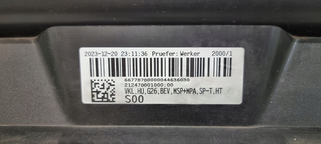 фото №11, Диффузор накладка бампера задняя bmw 4 g26 m-pakiet 21-24