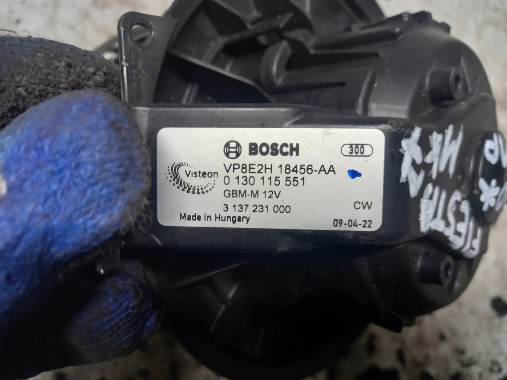 фото №4, Вентилятор вентилятор ford fiesta mk7 0130115551