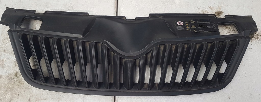 фото №1, Решётка радиатора решётка радиатора skoda fabia ii roomster 5j0853668b