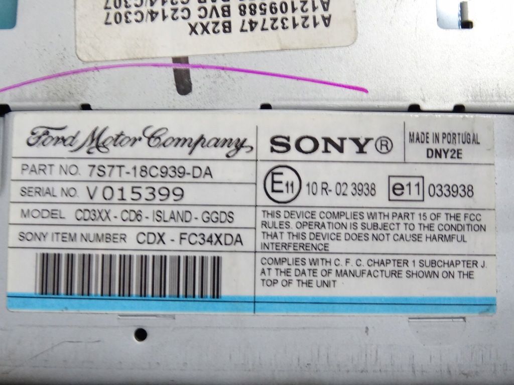 фото №4, Ford s-max mk1 радіо радіопрогравач kod