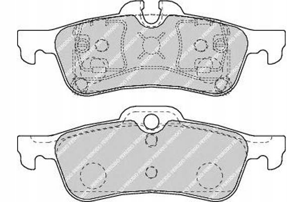 фото №2, Ferodo fdb1676 набір гальмівних колодок гальмівних, гальма дискові