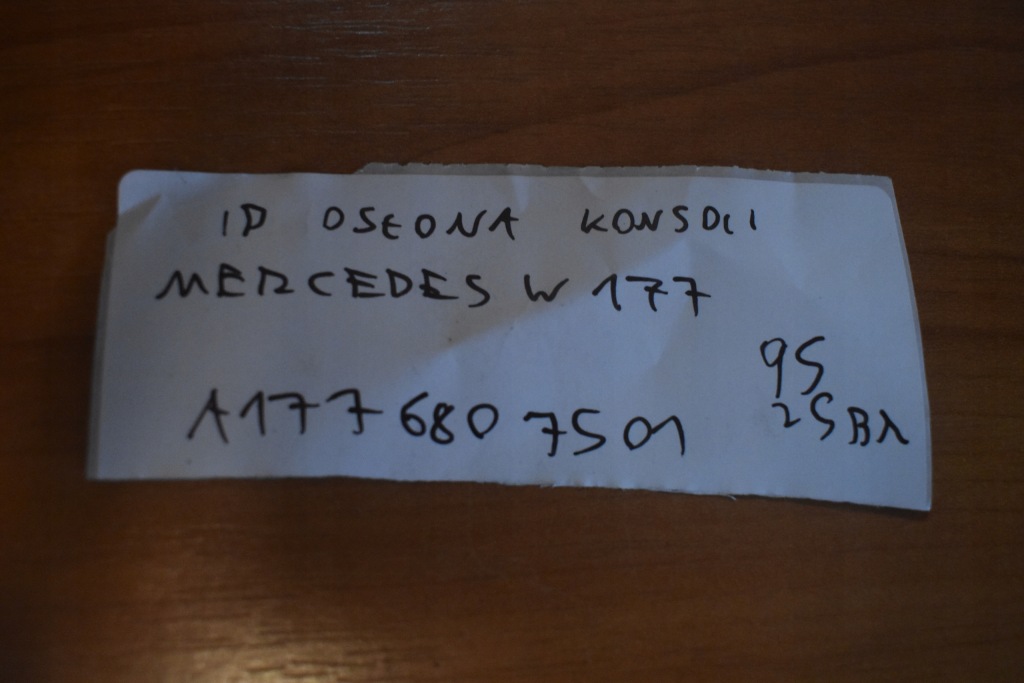 Идеальная накладка консоли mercedes w177 1 Доставка
