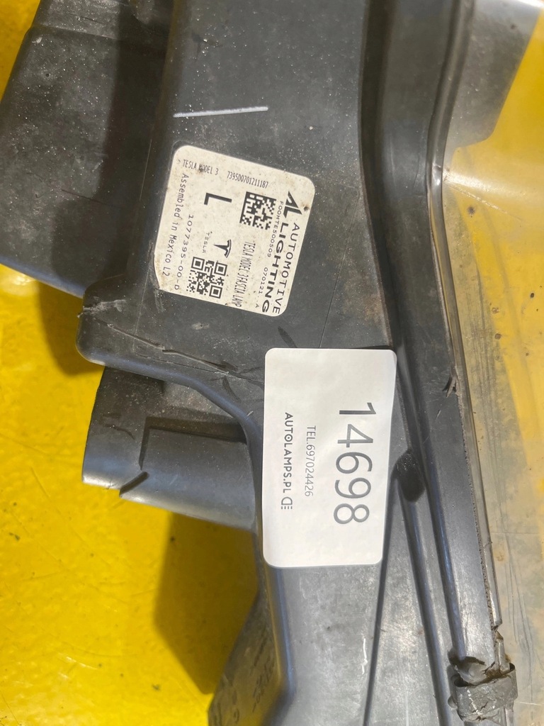 фото №2, Лампа противотуманная фара левая tesla 3 y 17+ led drl