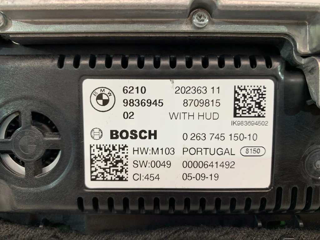 фото №5, Bmw 8 g14 g15 g16 лічильник прилади live cockpit hud 9836945