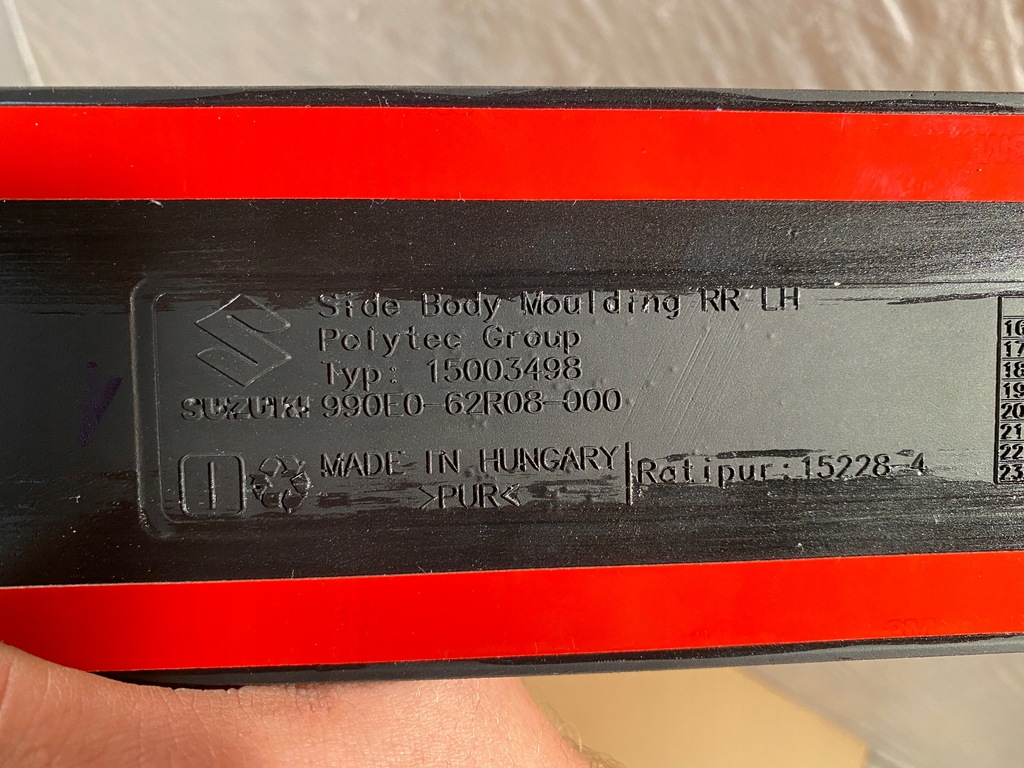фото №7, Suzuki ignis молдинг двері лівий задня задня ліва