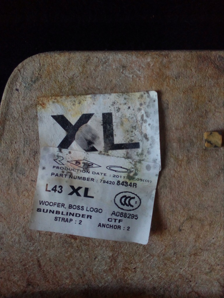 фото №9, Полиця задня багажника renault latitude хетчбек