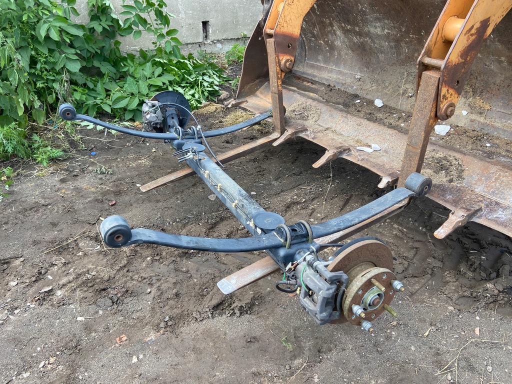 фото №1, Балка oś задня задня підвіска ресори задня ford transit mk8