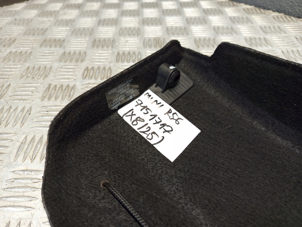 фото №8, Mini оригінальний номер 7151717 r56 полиця багажника задня задня