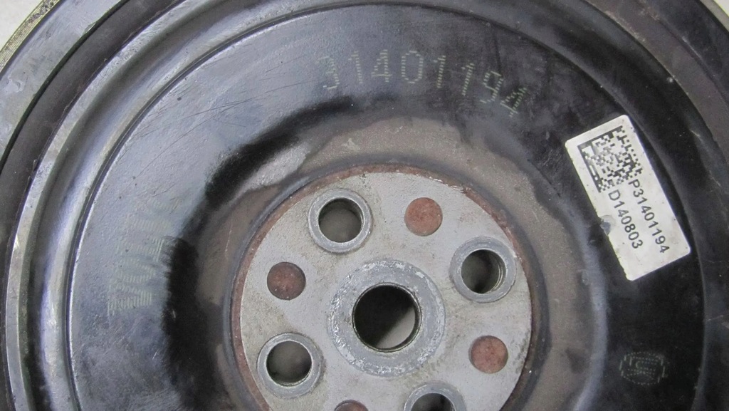 фото №5, Volvo v40 ii 2.0 шків колінчастого вала 31401194