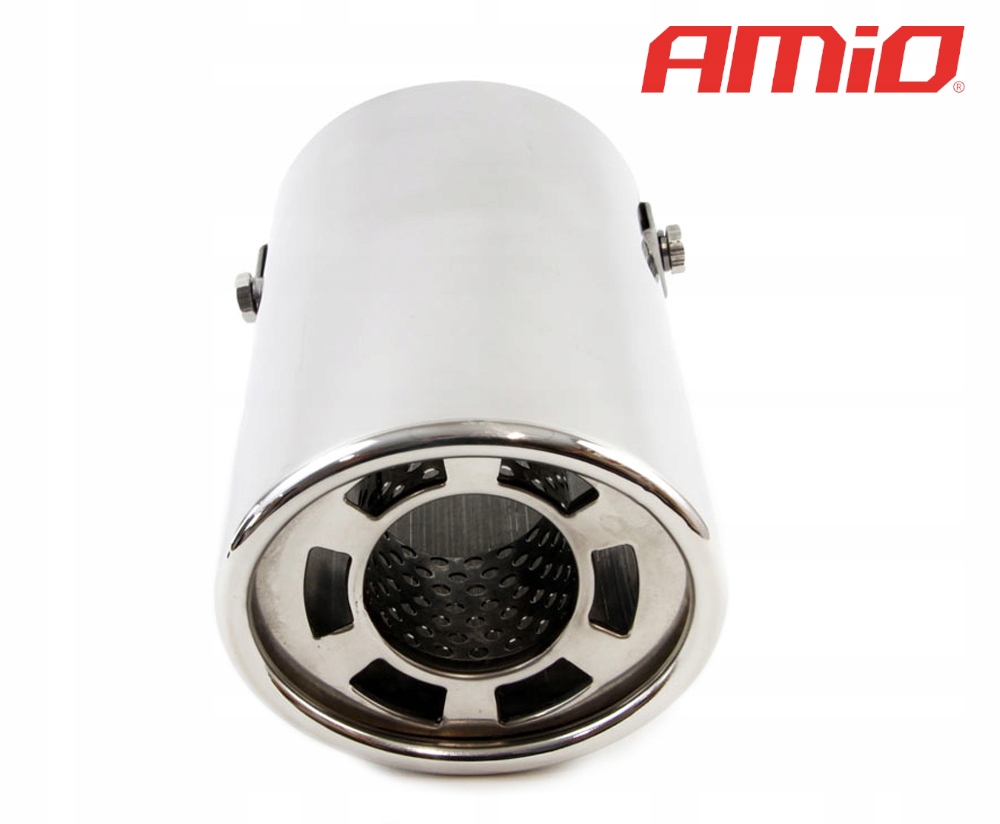 фото №9, Наконечник na гаситель накладка выхлоп глушителя хром сталь нержавеющая mt 006