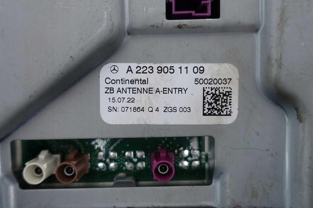 фото №8, Модуль блок управления антенна mercedes s w223