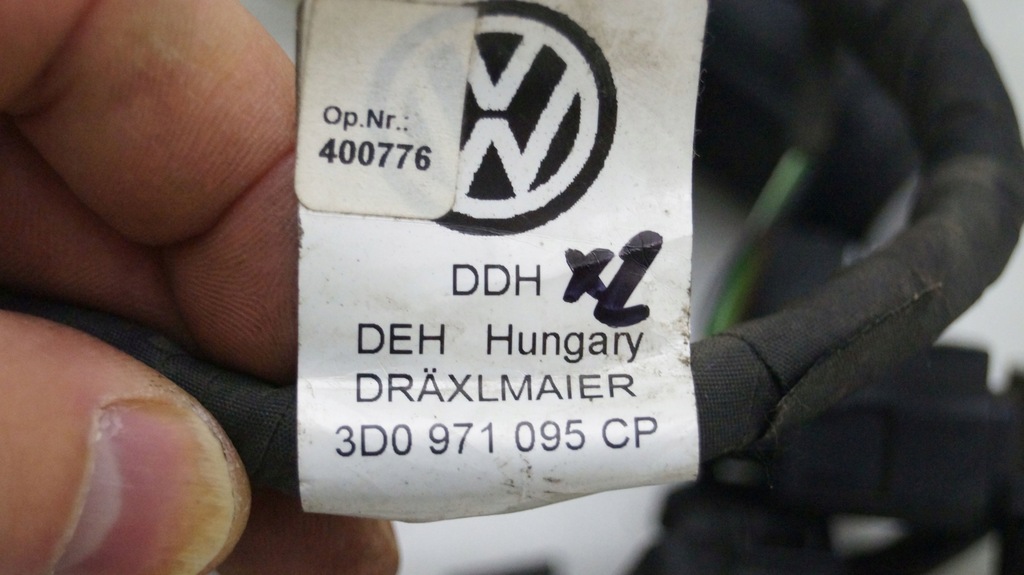 фото №5, Vw phaeton 3d0 джгут електропроводка бампера задня pdc