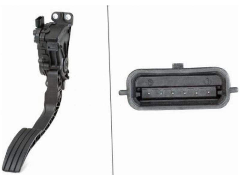 фото №1, Педаль газу датчик renault twingo ii 07-14 wind 10-