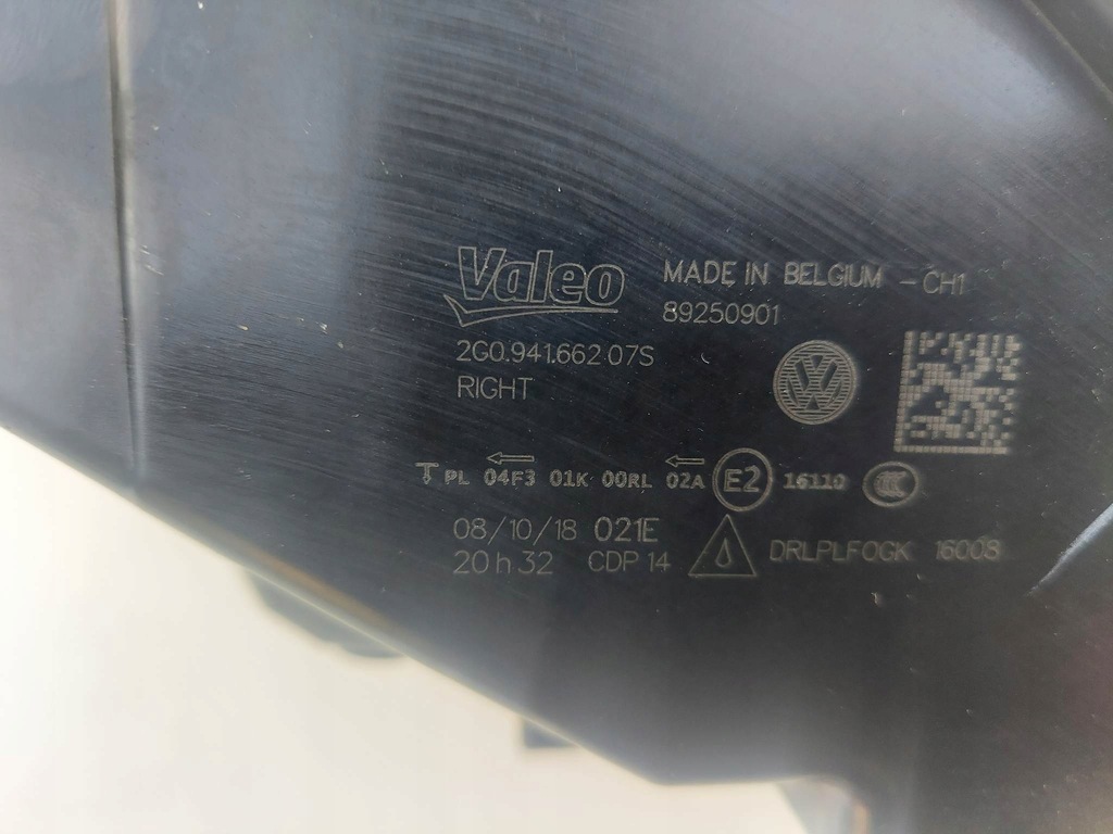 фото №5, Vw polo vi 2g противотуманная фара led drl правый перед