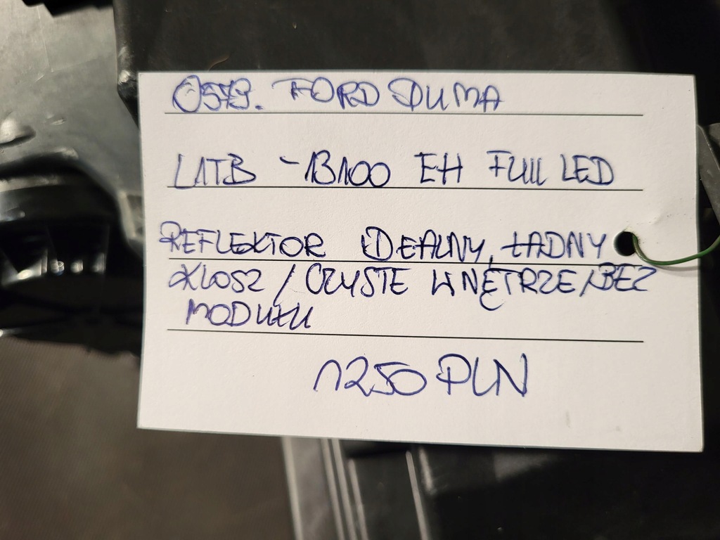 фото №11, Ford puma mk2 лампа перед передня права full led oryg