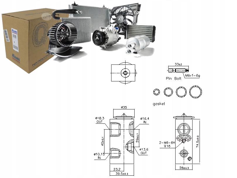 фото №1, Клапан расширительный кондиционера iveco daily iv daily v daily vi abarth