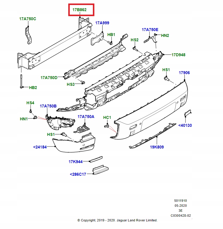 фото №8, Балка задняя задняя land rover defender 2 ii lr134460