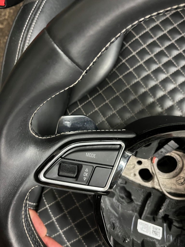 фото №10, Audi sq5 8r s повітропровід шкіряний пелюстки перемикання шкіра