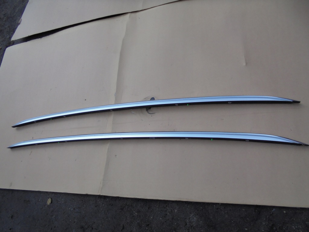 Купить Рейлинги кровельные комплект хром audi q7 рестайлинг  4l0