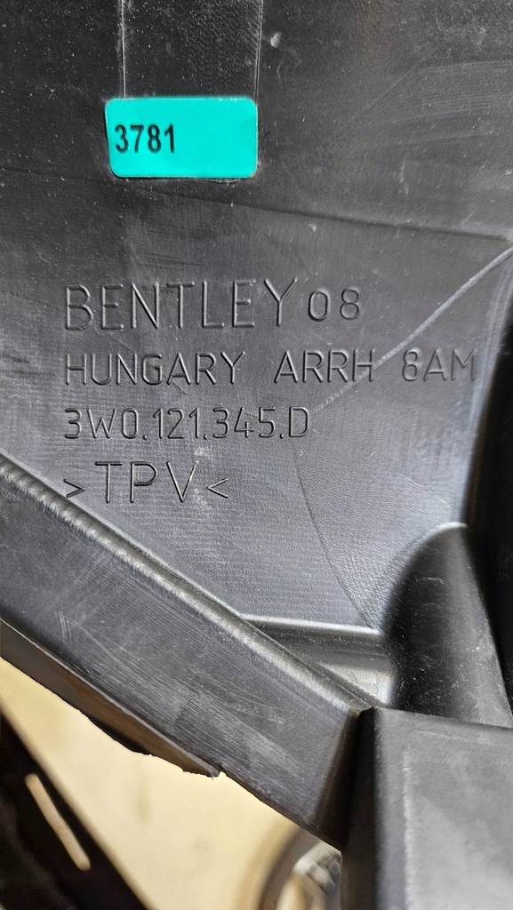 фото №5, Впуск повітропровід повітря права bentley continental gt gtc 3w0121345d