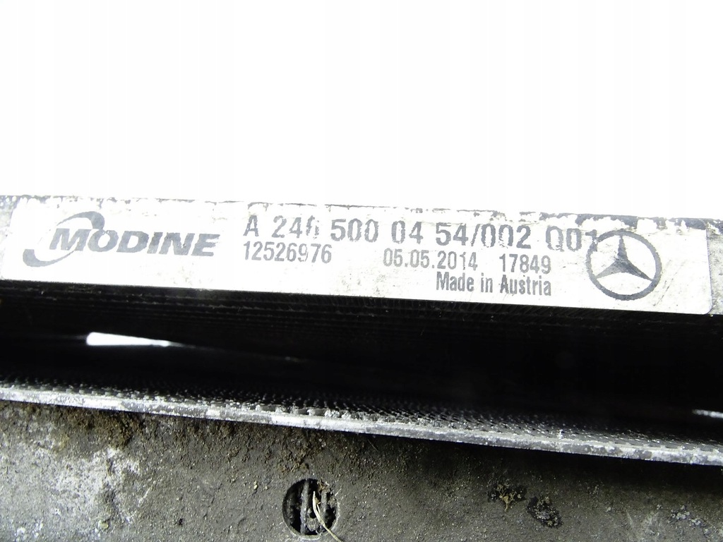 фото №11, Комплект радиатор радиатор вентилятор mercedes cla w117 2.2 cdi a2465000454