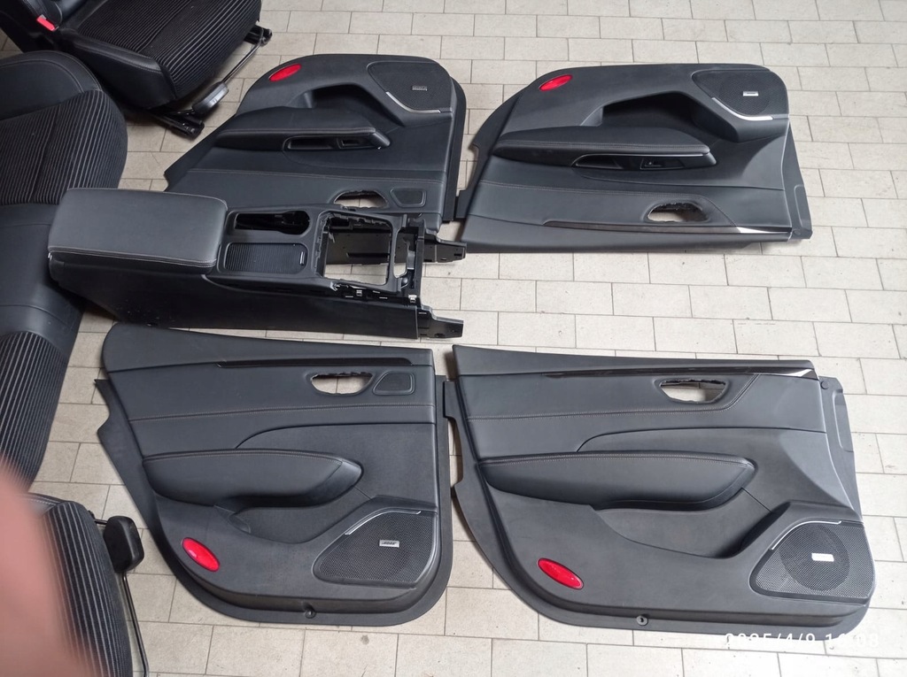 фото №12, Сидіння заднє сидіння обшивки комплект renault talisman напівшкіра