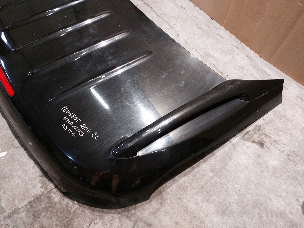 фото №8, Кришка багажника задня задня peugeot 206 cc cabriolet