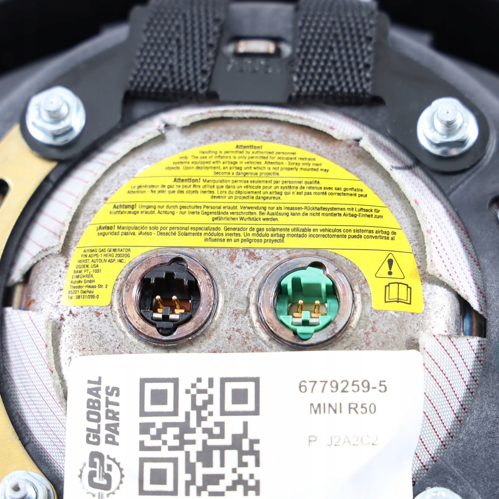 фото №11, Mini r50 r52 r53 подушка воздушная водителя подушка безопасности 6760366 6779259