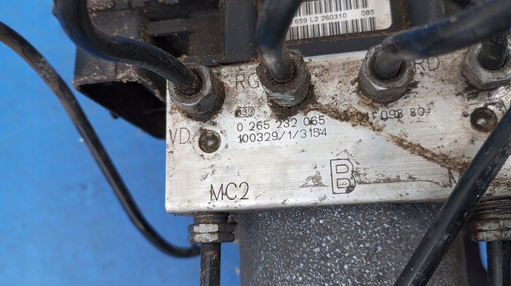 фото №9, 1401109880 0265232065 блок керування насос abs fiat scudo peugeot expert ii 1.6