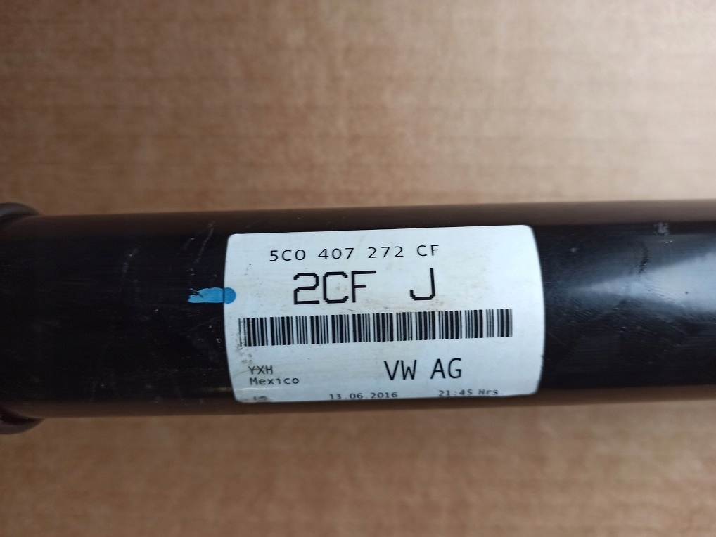 фото №5, Vw jetta 5c приводной вал перед правый 5c0407272cf 2.0tdi