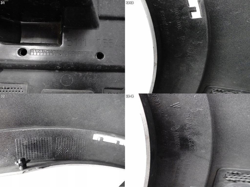 фото №14, Bmw x1 f48 обычный 15-19 бампер бампер + спойлер + заглушка перед pdc