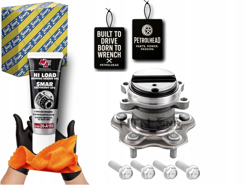 фото №1, Набор подшипник колеса с ступица задняя l/p nissan juke leaf #petrolhead pro+ kit7