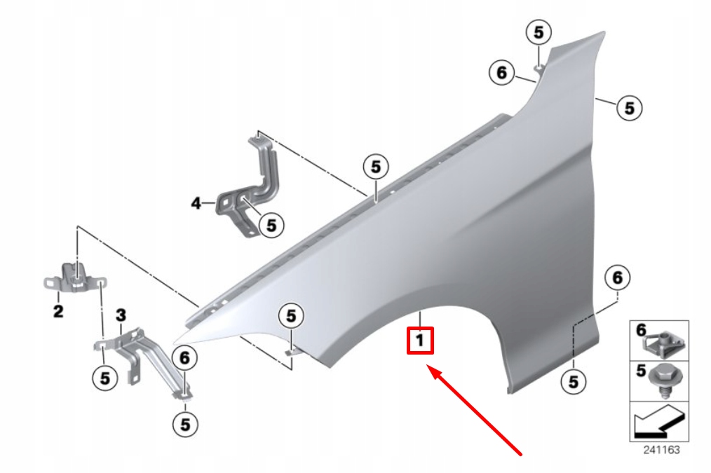 фото №11, Bmw 3 gran turismo f34 передня частина правий fender 41009633548