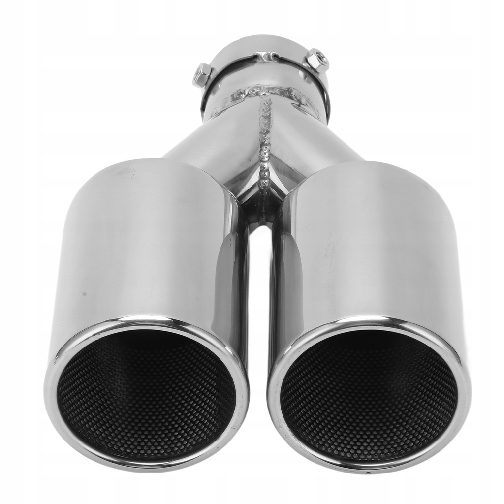 фото №7, Сріблястий автомобіль подвійний вихід труба вихлопна