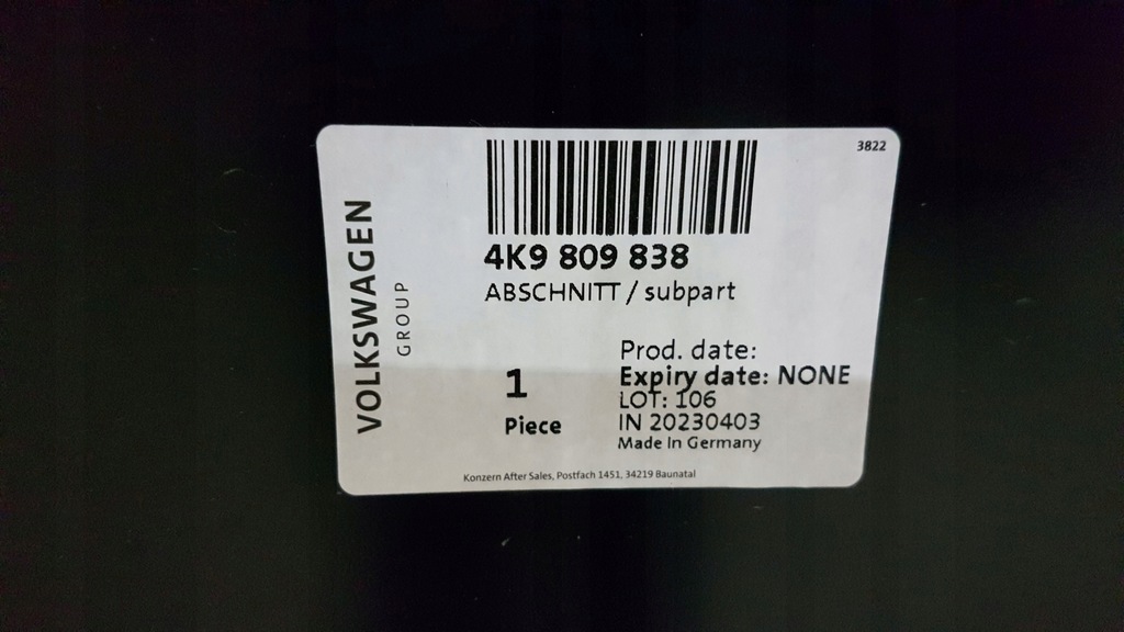 фото №7, Крыло задняя правый audi a6 c8 4k9 kombi новый!!!